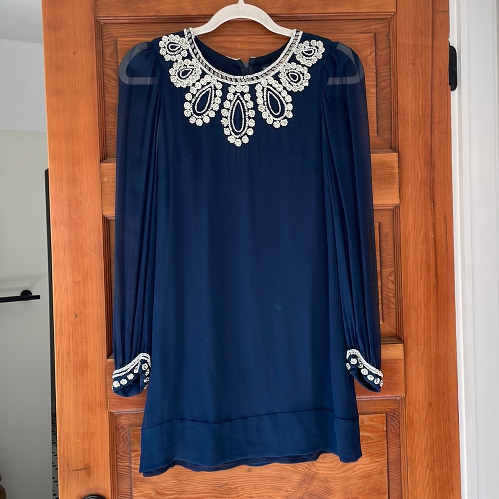 French Connection beaded Bex dress